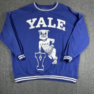 Yale Bulldogs Fleece Pullover Sweatshirt XXL 2X